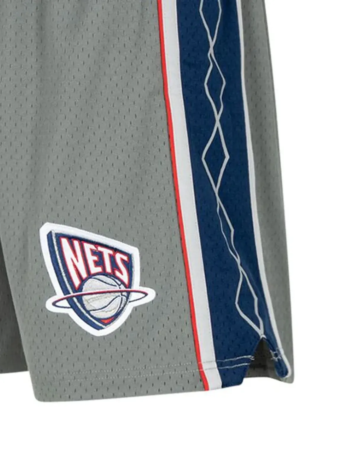 Mitchell & Ness NJ Nets ALTショーツ グレー - 画像3