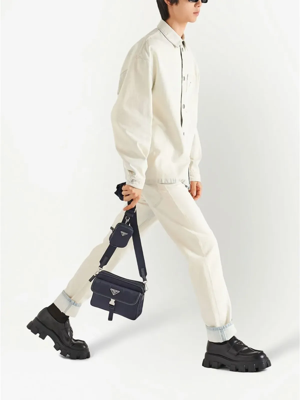 Prada Re-Nylon ポーチ クロスボディバッグ - 画像2