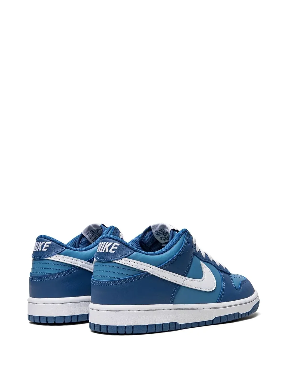 Nike Kids Dunk Low ダークマリーナブルー スニーカー - 画像3