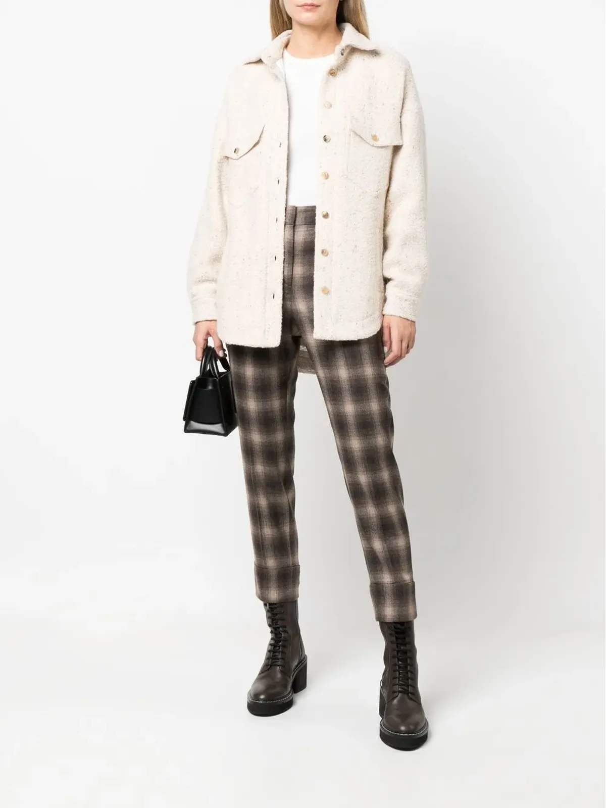 Kiton ウールブレンド シャツジャケット - 画像2
