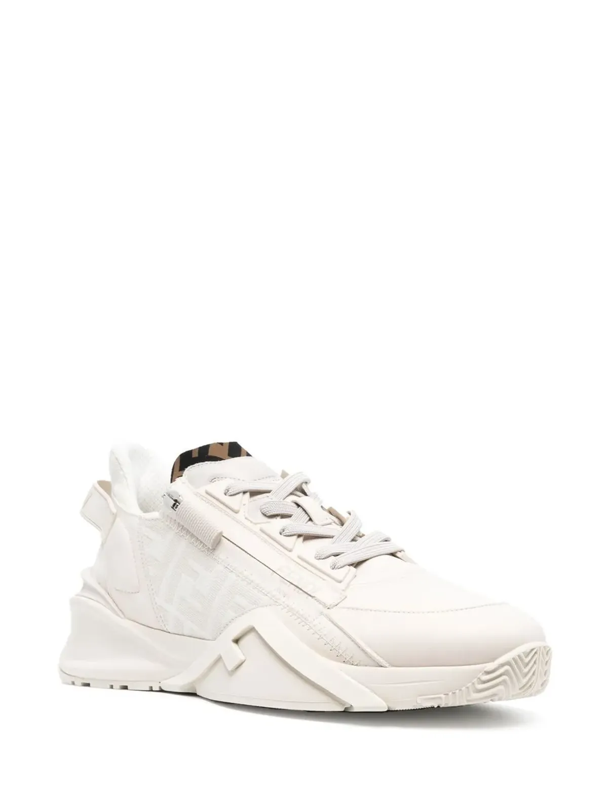 FENDI Flowレザー ロー・トップスニーカー - 画像2