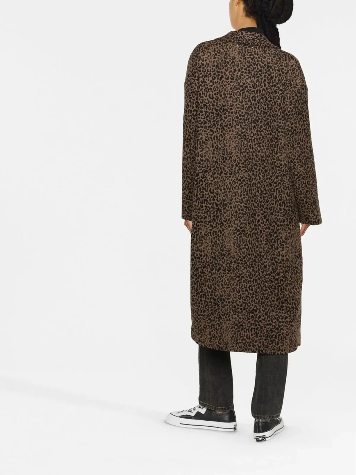 Golden Goose レオパード柄オーバーサイズコート - 画像3