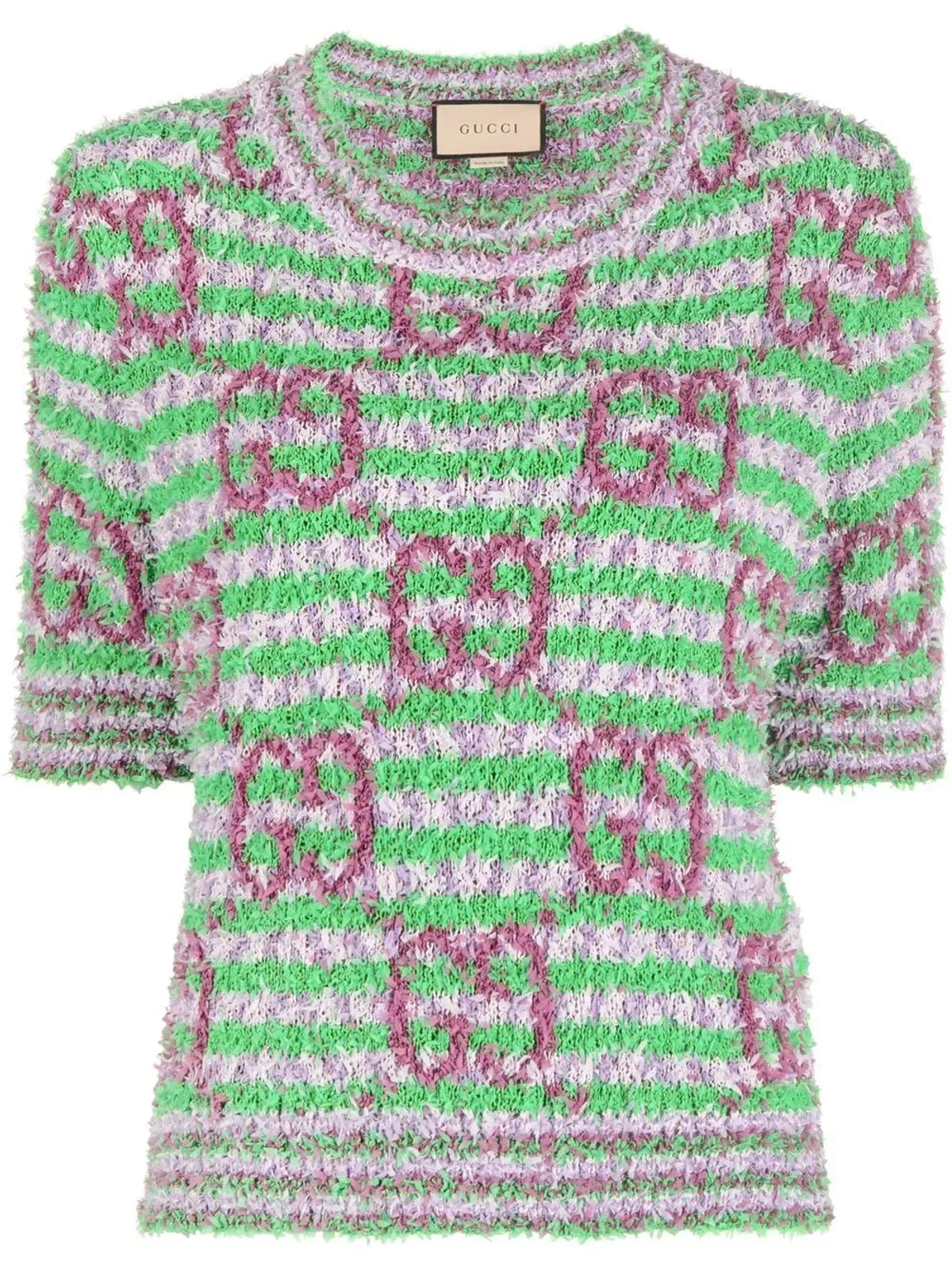 Gucci GGストライプニットトップ - 画像1