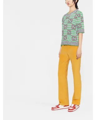 Gucci GGストライプニットトップ - サムネイル4