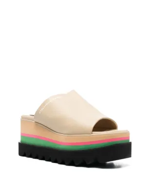 Stella McCartney スリップオン・プラットフォームサンダル - サムネイル2