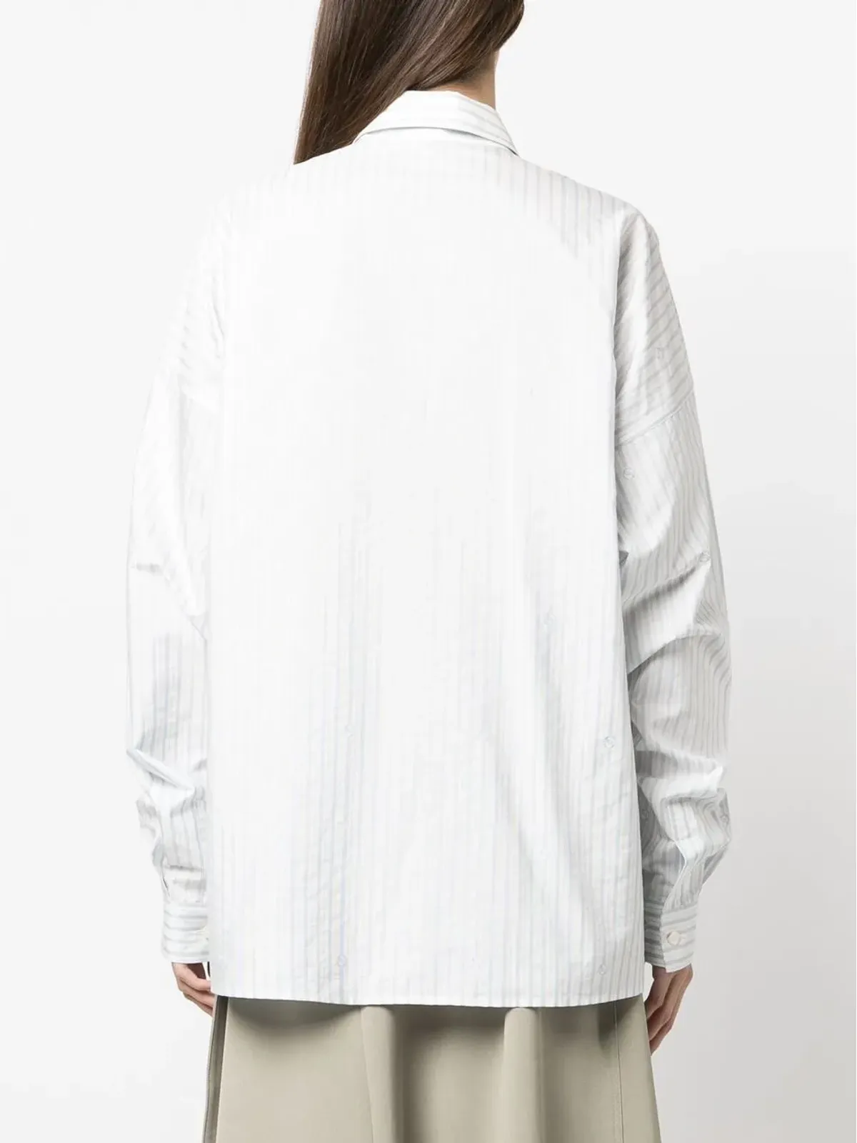 Stella McCartney ストライププリント長袖シャツ - 画像4