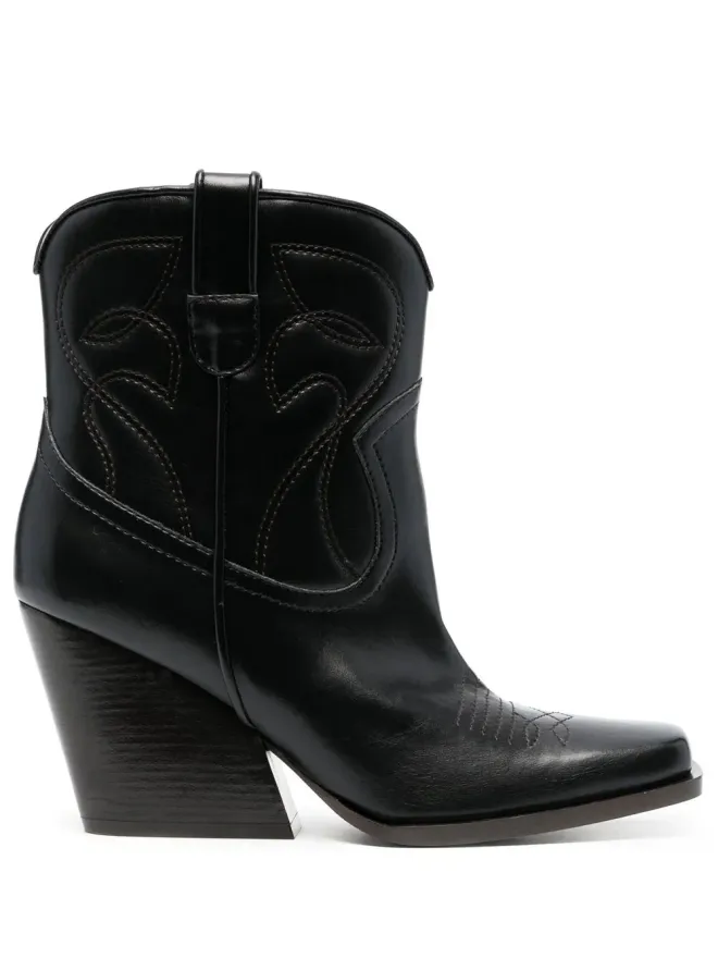 Stella McCartney Stella McCartney カウボーイ Cloudy アンクルブーツ ブラックの商品画像