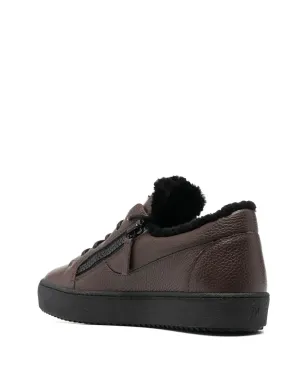 Giuseppe Zanotti レザー ローカットスニーカー - Brown - サムネイル3
