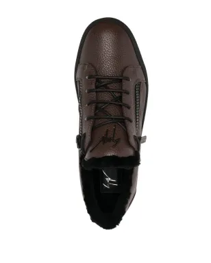 Giuseppe Zanotti レザー ローカットスニーカー - Brown - サムネイル4