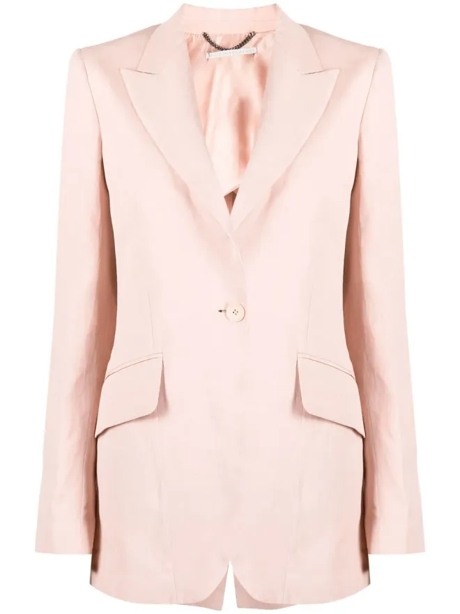 Stella McCartney Stella McCartney ボタン留めのシングルブレストブレザーの商品画像