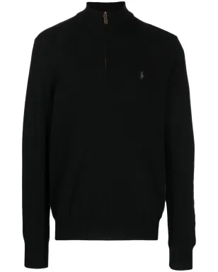 Polo Ralph Lauren ポロポニーハーフジップジャンパー ブラック - サムネイル1
