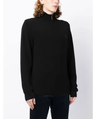 Polo Ralph Lauren ポロポニーハーフジップジャンパー ブラック - サムネイル3