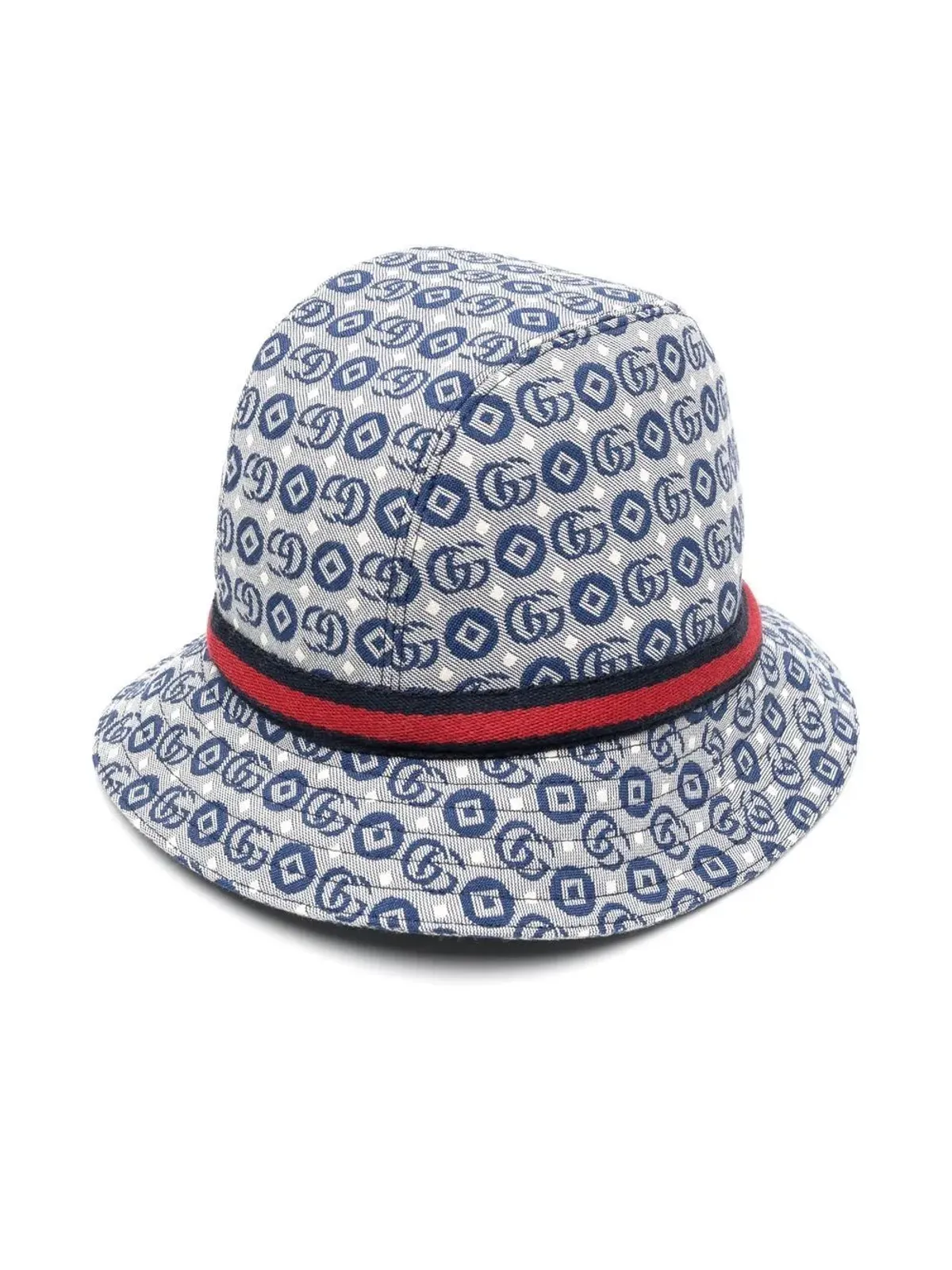 Gucci Kids GGパターンのサンハット - 画像1