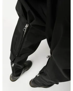 The Power For The People ジップディテール ドロップクロッチパンツ - Black - サムネイル5
