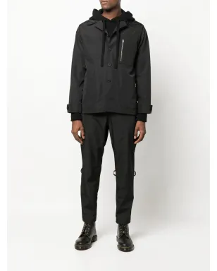 The Power For The People ジップディテール ドロップクロッチパンツ - Black - サムネイル2