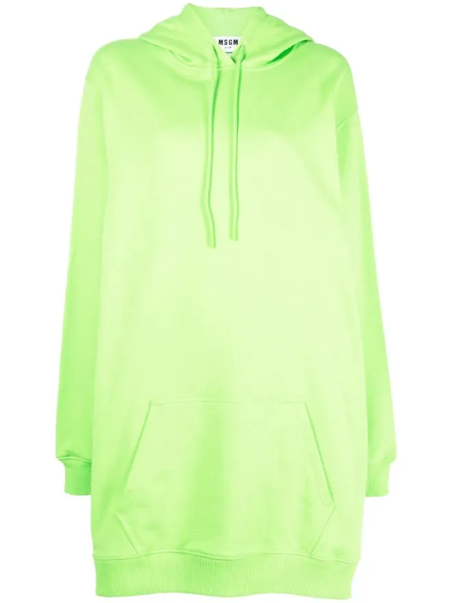 MSGM MSGM ロゴプリント フード付きジャンパードレスの商品画像