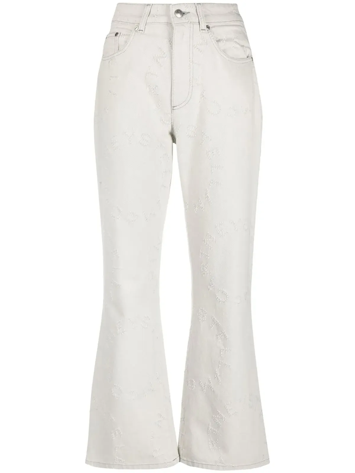 Stella McCartney ロゴ入りフレアハイウエストパンツ - 画像1
