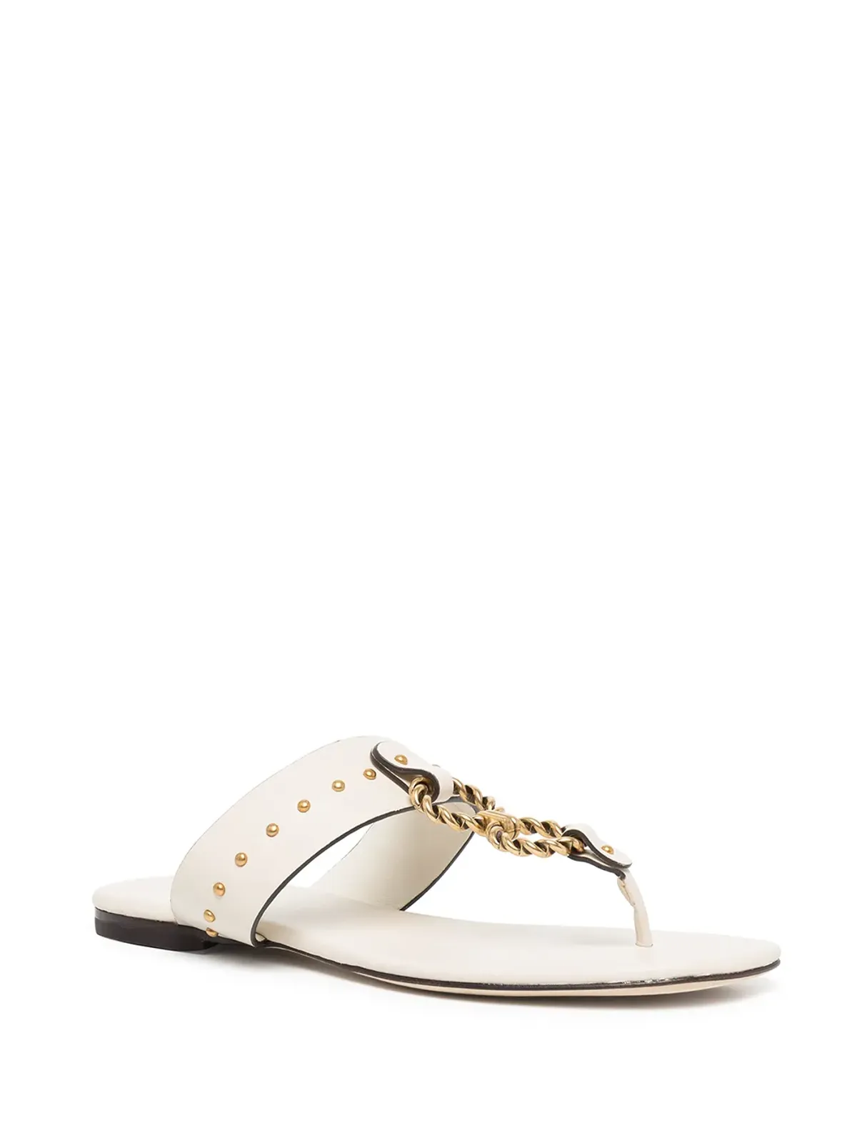 Tory Burch Vintage Plaque Sandal - White - 画像2