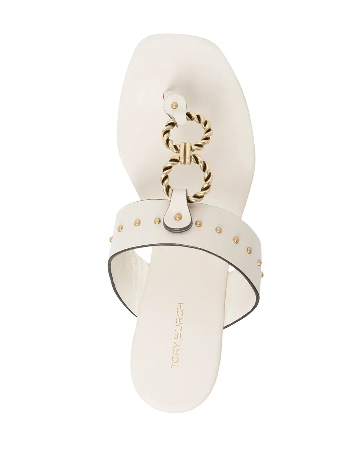 Tory Burch Vintage Plaque Sandal - White - 画像4
