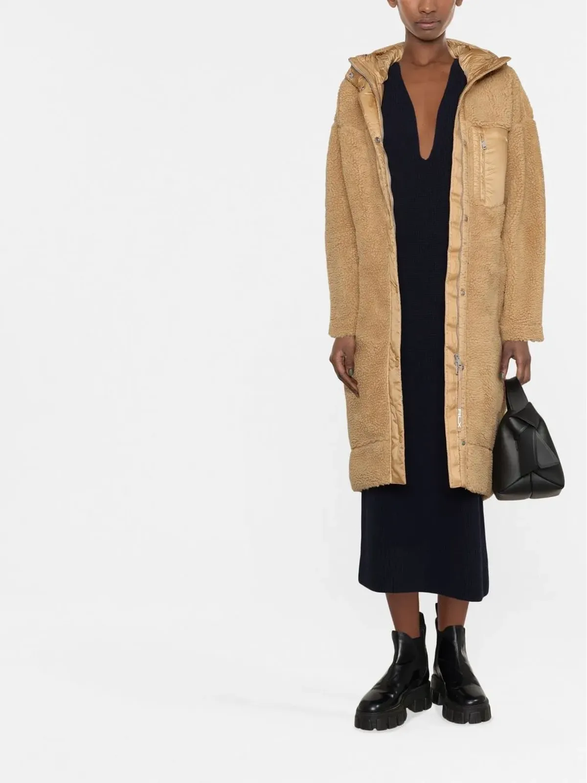 RLX Ralph Lauren パッド入り テディーフリース パーカー - 画像2