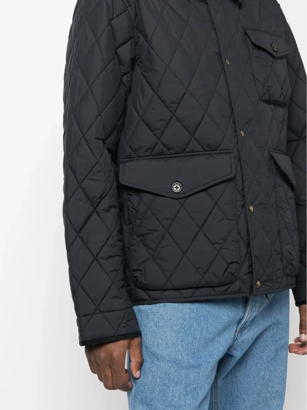 Polo Ralph Lauren ダイヤモンドキルト ボタン留め ジャケット - 画像5