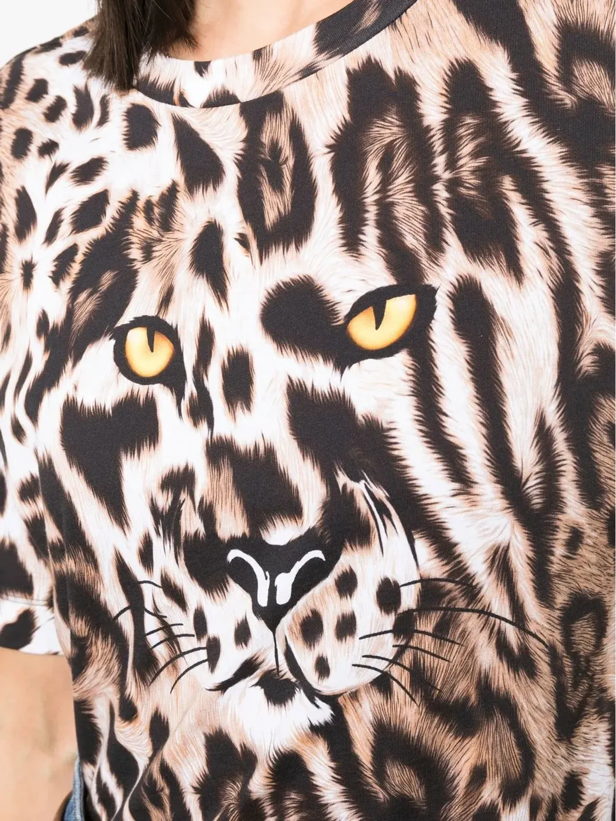 Boutique Moschino ヒョウ柄Tシャツ - 画像5