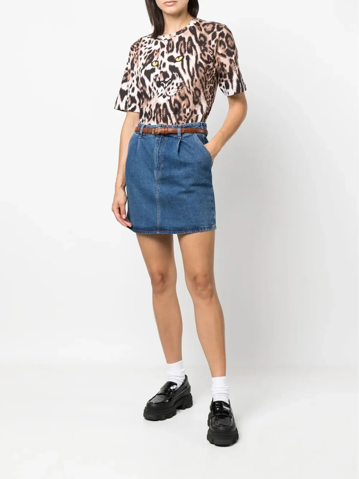 Boutique Moschino ヒョウ柄Tシャツ - 画像2