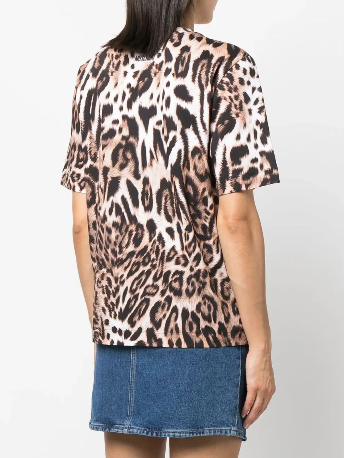 Boutique Moschino ヒョウ柄Tシャツ - 画像4