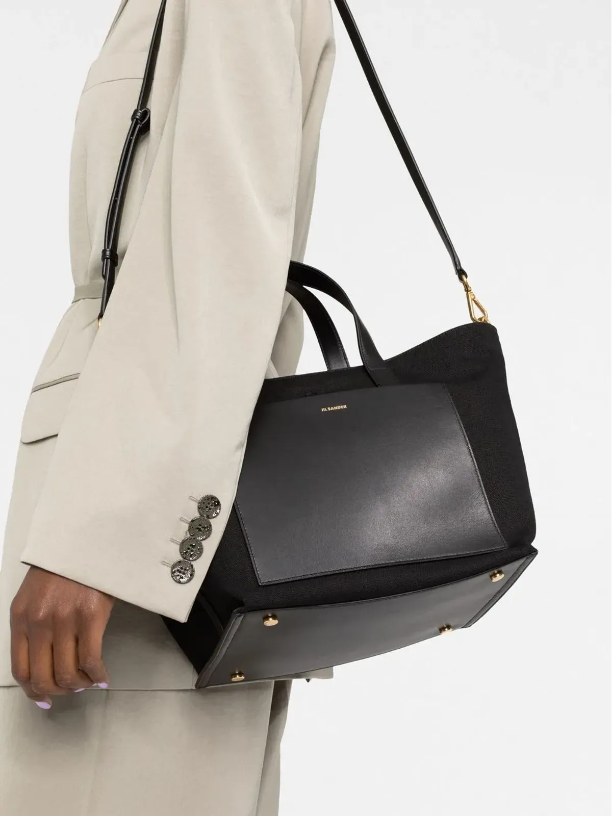 Jil Sander ワンダー スクエア トートバッグ - 画像3