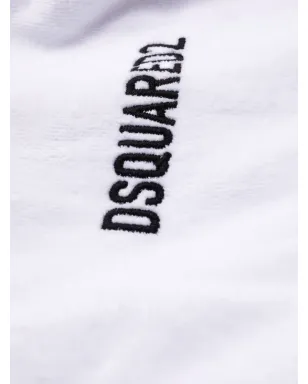DSQUARED2 ロゴ刺繍入りバスローブ - サムネイル3