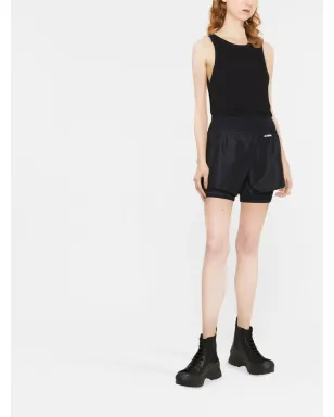 Jil Sander ロゴプリント レイヤードショーツ - サムネイル2