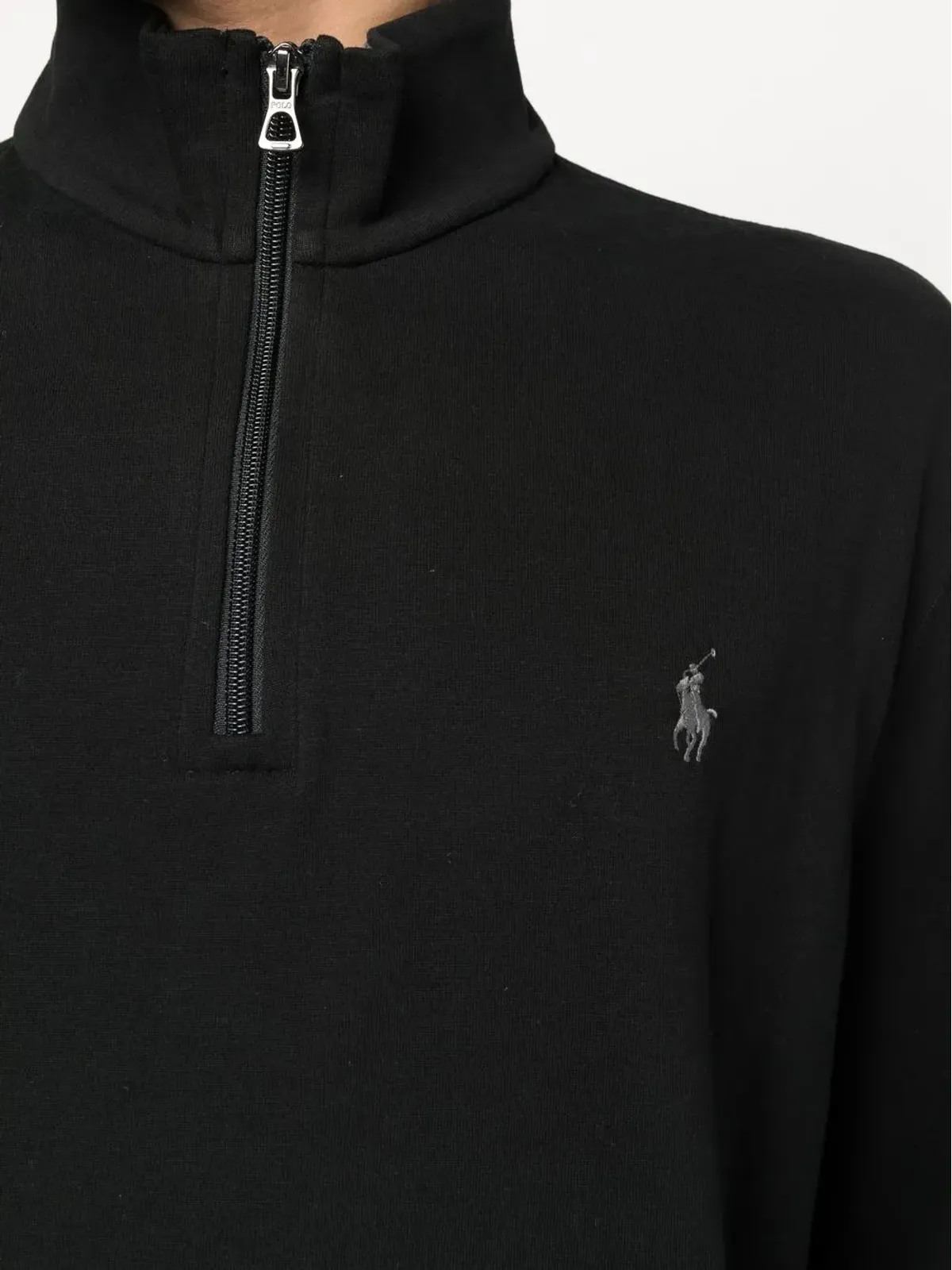Polo Ralph Lauren ロゴパッチ ハーフジップ プルオーバー - 画像5