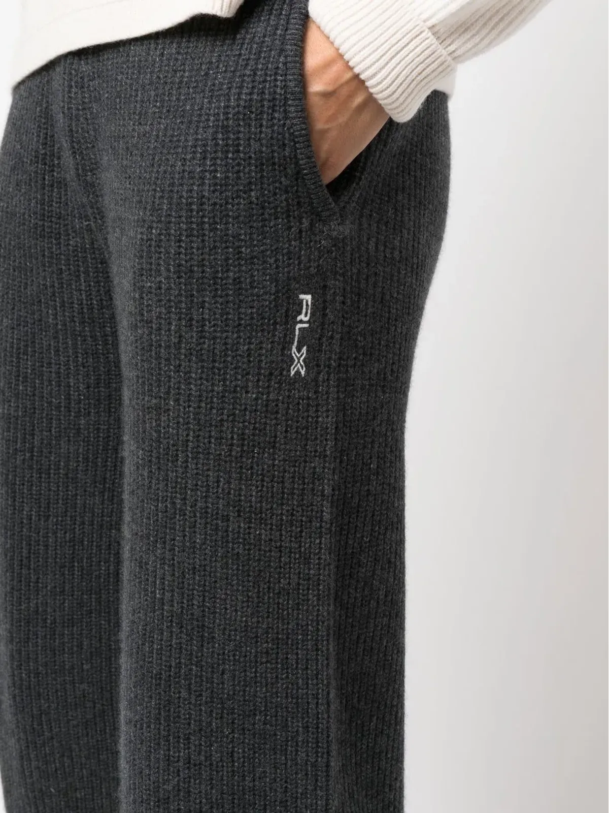 RLX Ralph Lauren リサイクルカシミアニット トラックパンツ - 画像5