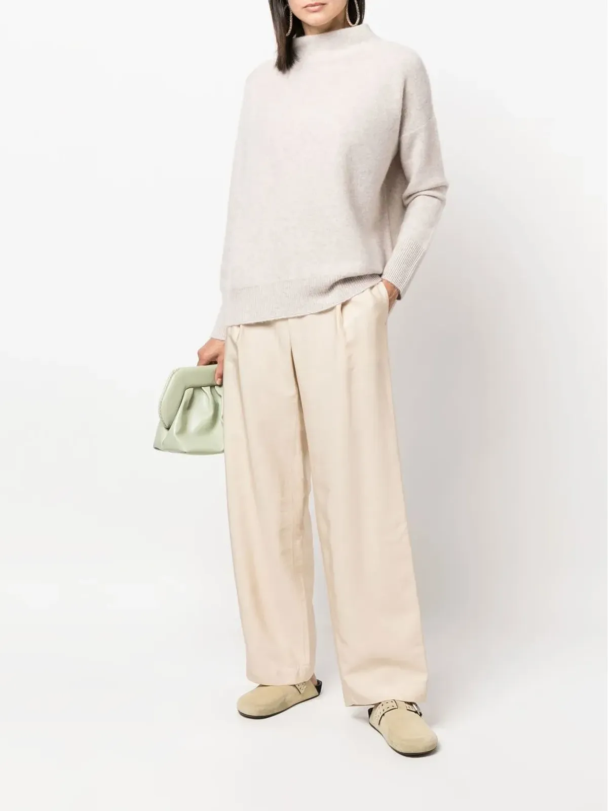 Vince モックネックカシミヤセーター - 画像2