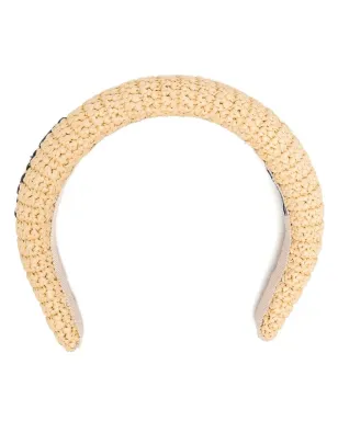 Prada ロゴ刺繍ヘアバンド - サムネイル1