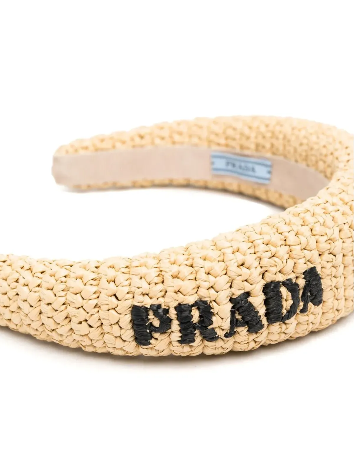 Prada ロゴ刺繍ヘアバンド - 画像3