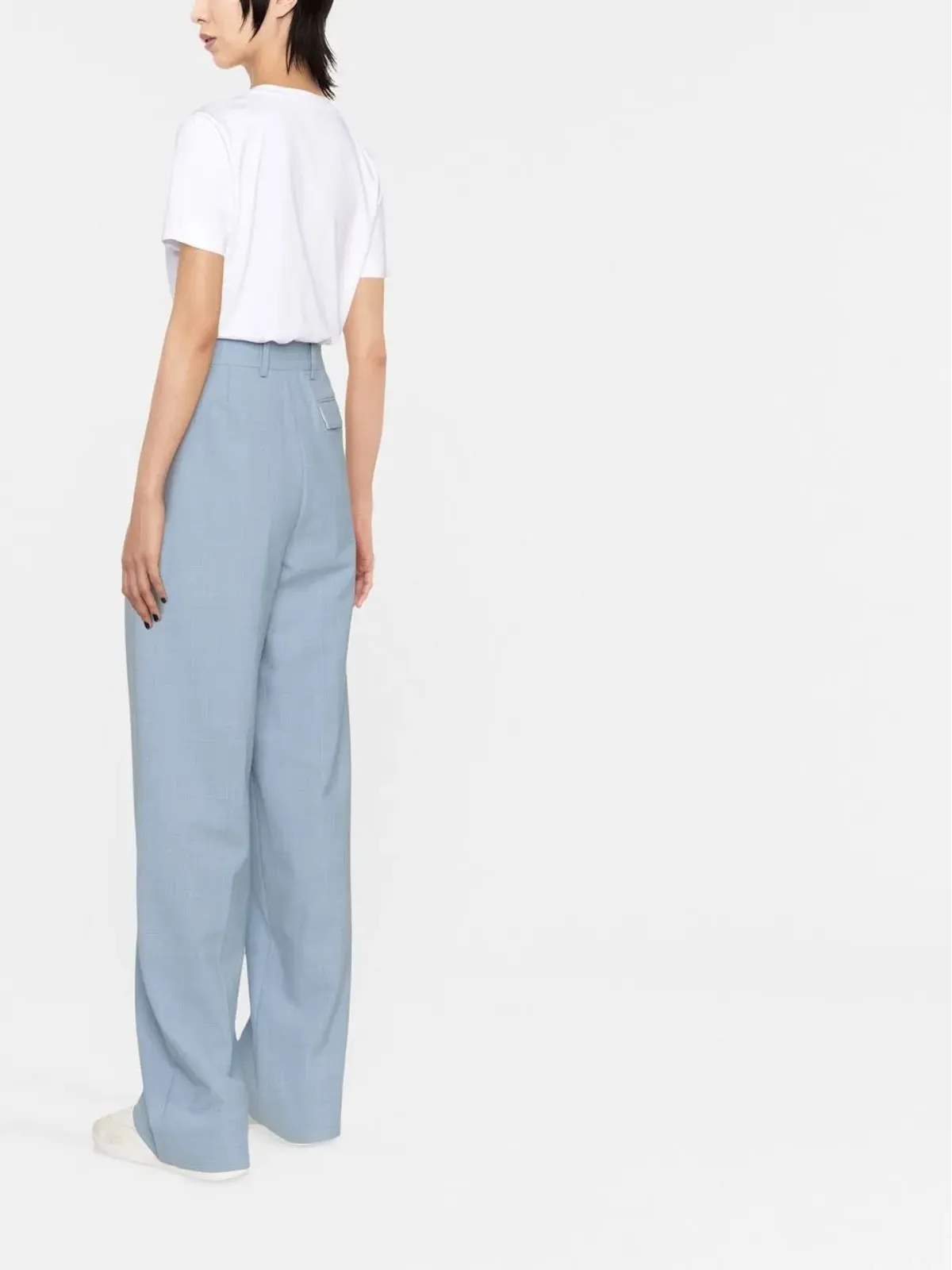 Stella McCartney 2001 グリッチ ロゴプリント Tシャツ - 画像3