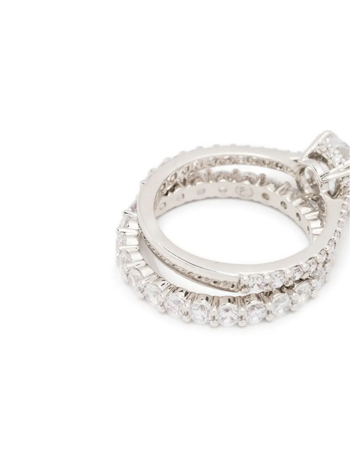 Swarovski Stilla リング（セット）- シルバー - 画像3
