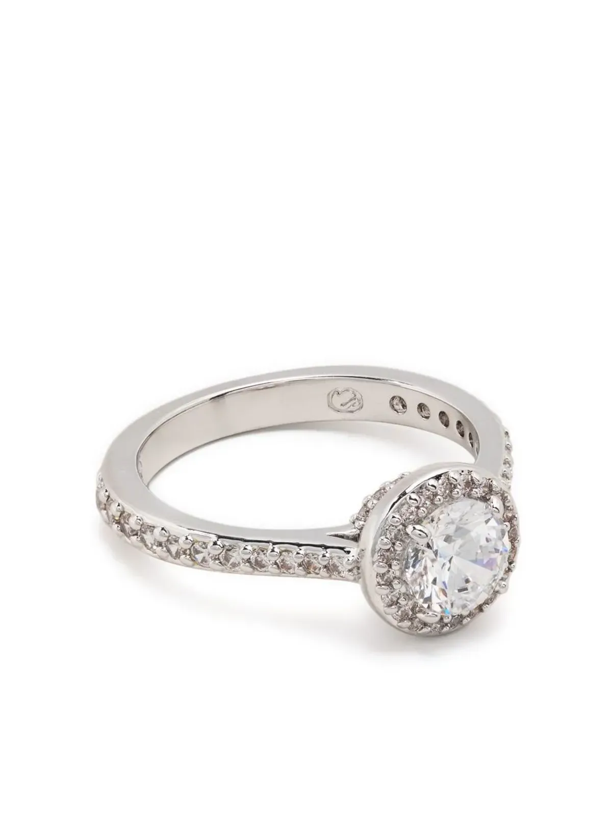 Swarovski Una カクテルリング（シルバー） - 画像1