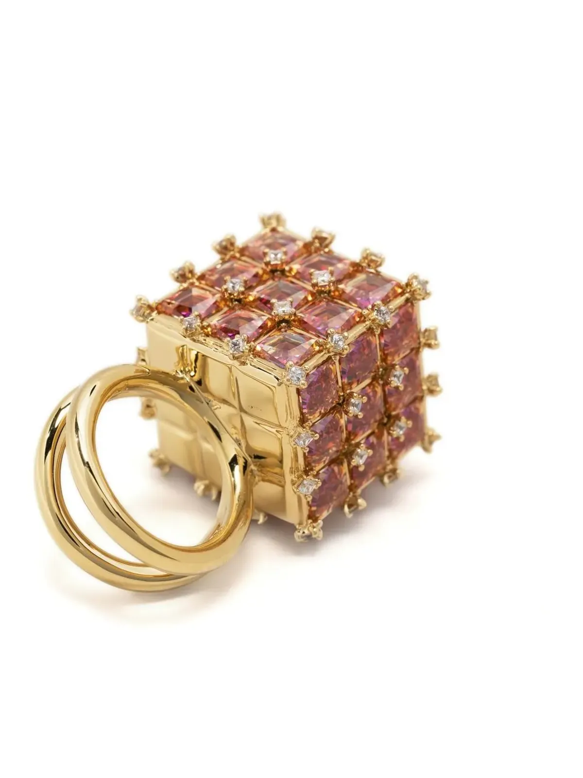 Swarovski Curiosa cocktail ring - Gold - 画像3