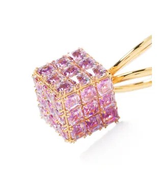 Swarovski Curiosa ダブルバンド カクテルリング - サムネイル3