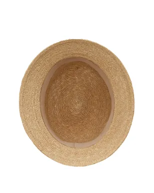 Saint Laurent ロゴプレート付きストローハット - サムネイル3