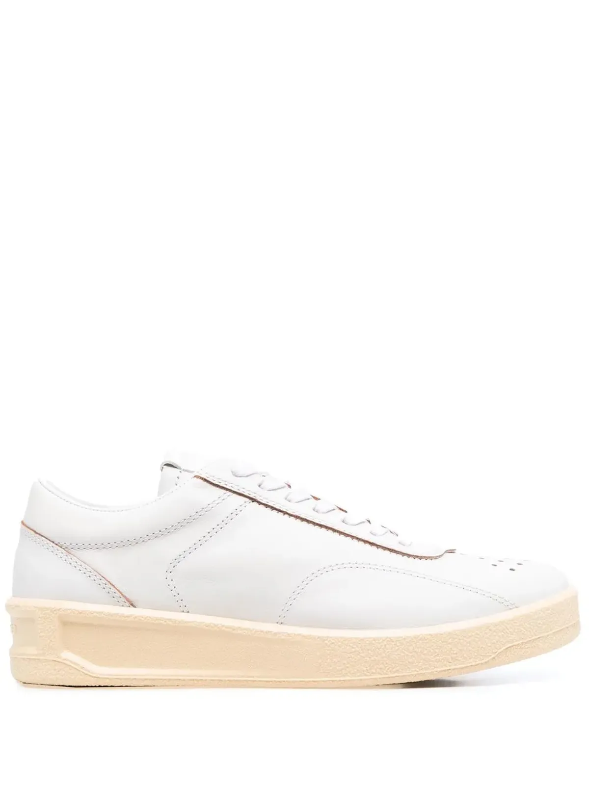 Jil Sander レースアップレザー スニーカー - 画像1
