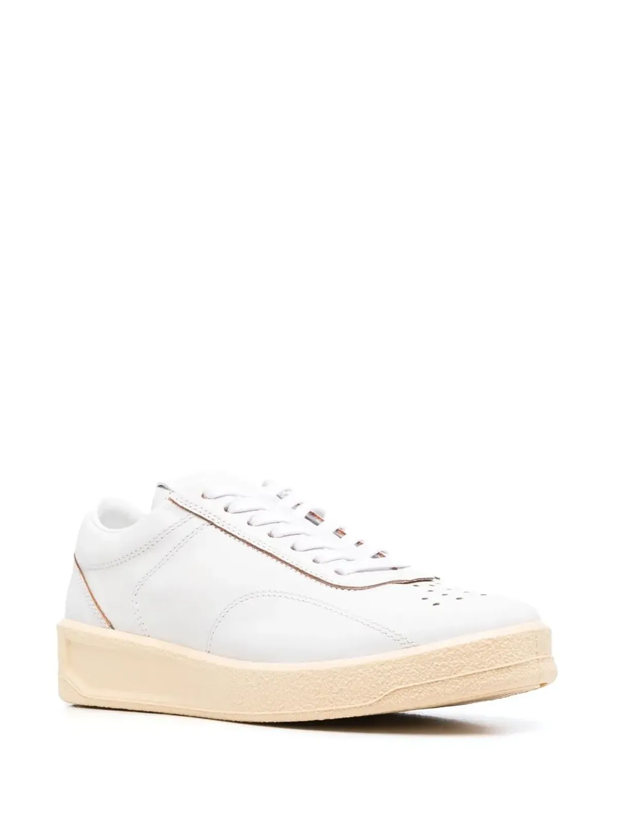 Jil Sander レースアップレザー スニーカー - 画像2