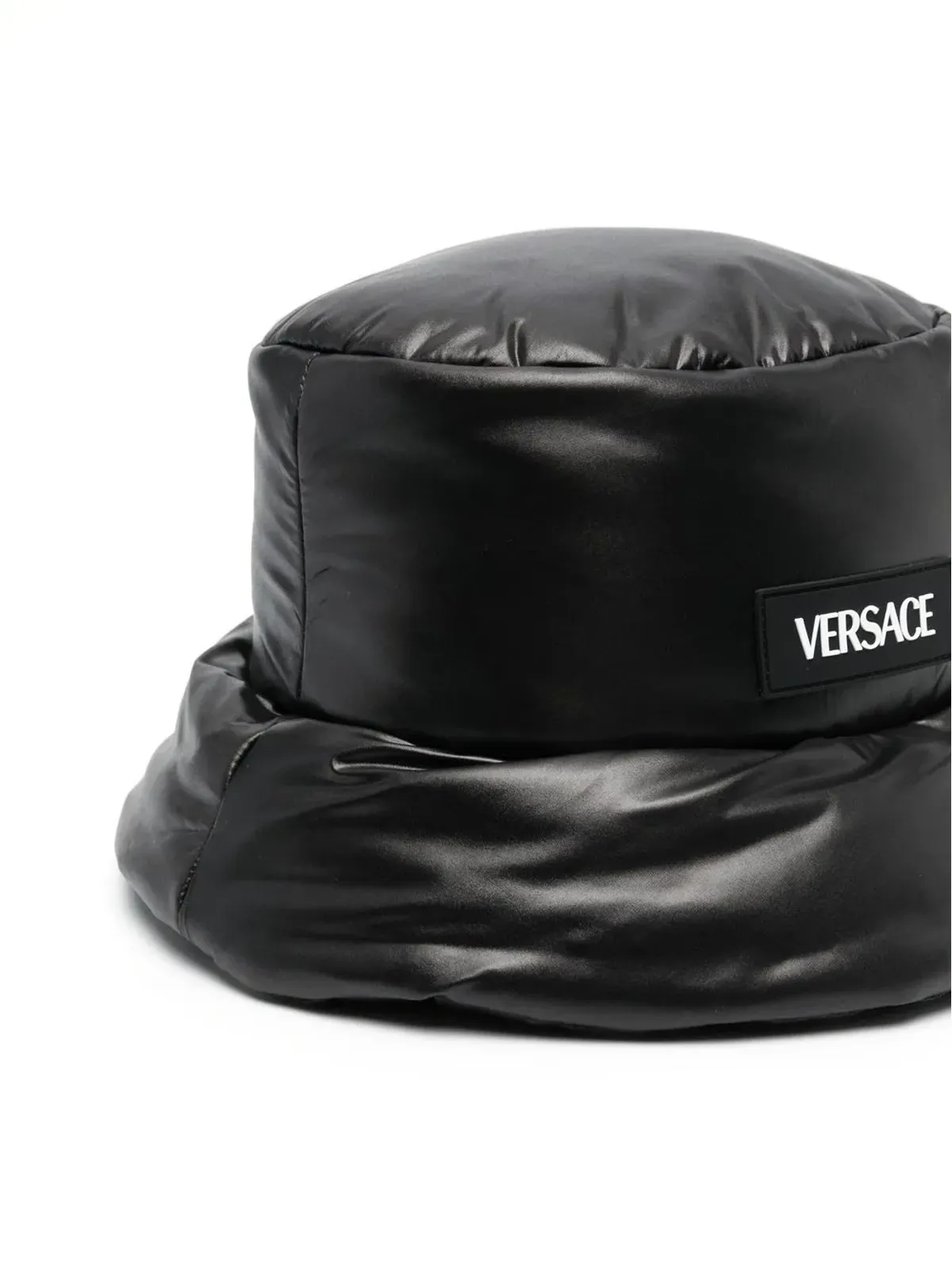 Versace ロゴパッチ入りパッド付きバケットハット - 画像2