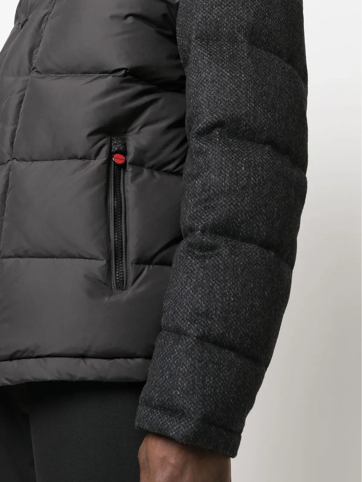 Kiton ハイブリッドフード付きダウンジャケット - 画像5