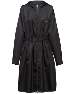 Prada Re-Nylon hooded raincoat - Black - サムネイル1