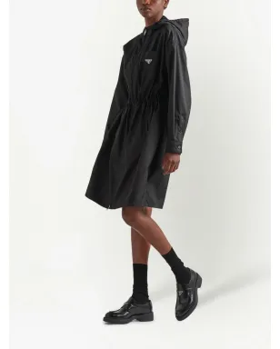 Prada Re-Nylon hooded raincoat - Black - サムネイル2