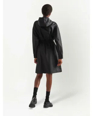 Prada Re-Nylon hooded raincoat - Black - サムネイル3