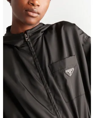 Prada Re-Nylon hooded raincoat - Black - サムネイル4